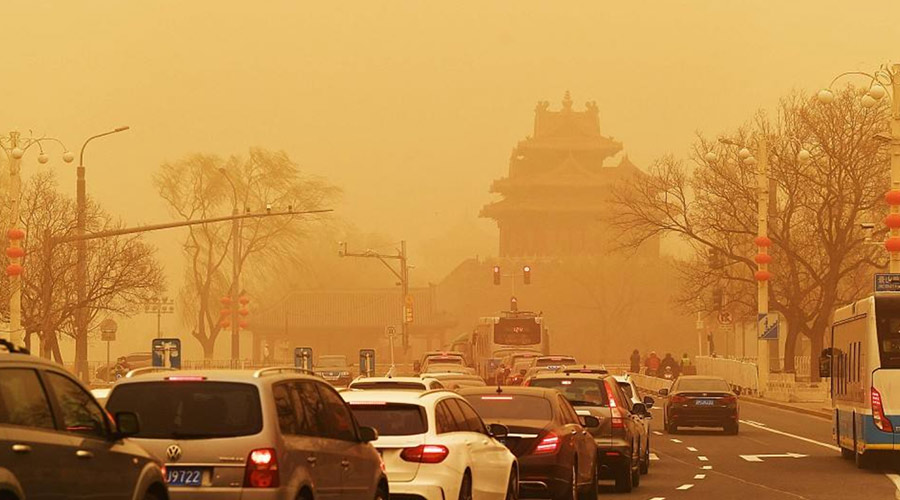 北方今年首場沙塵來襲！沙塵暴下衣服干衣機(jī)的干衣優(yōu)勢