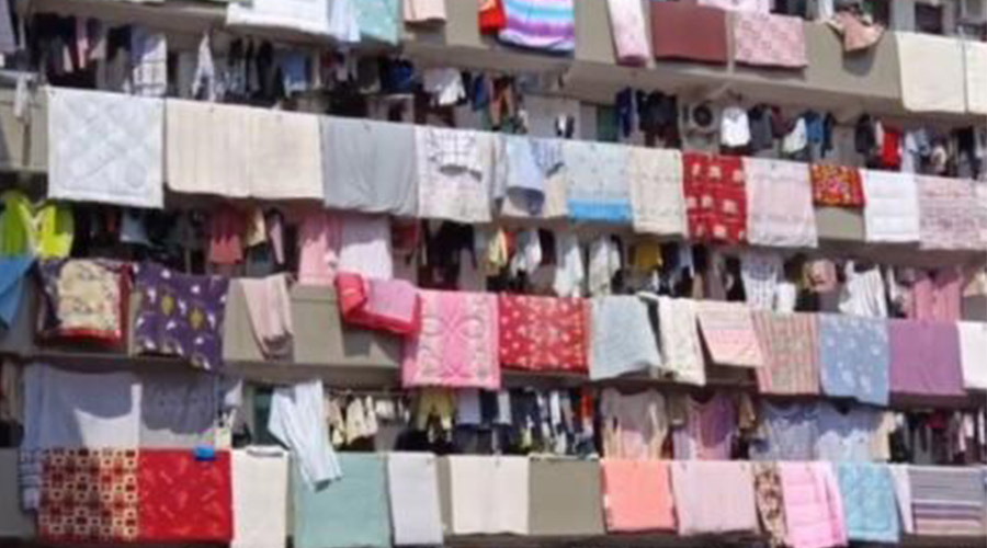 學(xué)校現(xiàn)曬被大場(chǎng)面！滾筒衣服烘干機(jī)即烘即干大件棉被 便捷好用