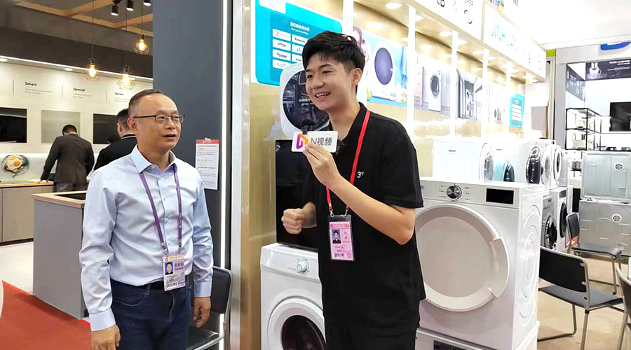 廣交會熱點！央視、新華網(wǎng)等媒體聚焦金環(huán)電器滾筒干衣機
